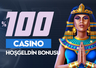 %100 Casino Slot Hoşgeldin Bonusu