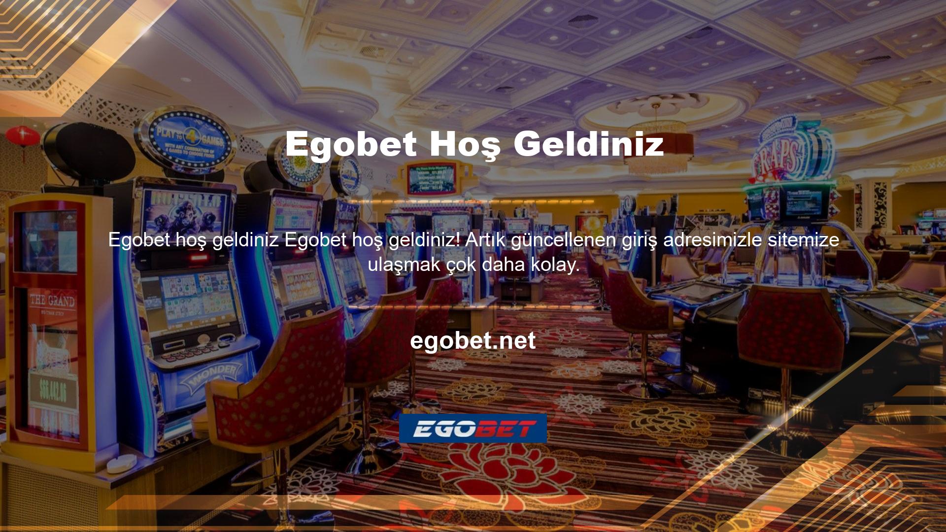 Egobet Canlı Casino Oyunları ile Kazanın! Casino oyunlarımız, size hayallerinizi süsleyen paraları kazanma fırsatı sunuyor